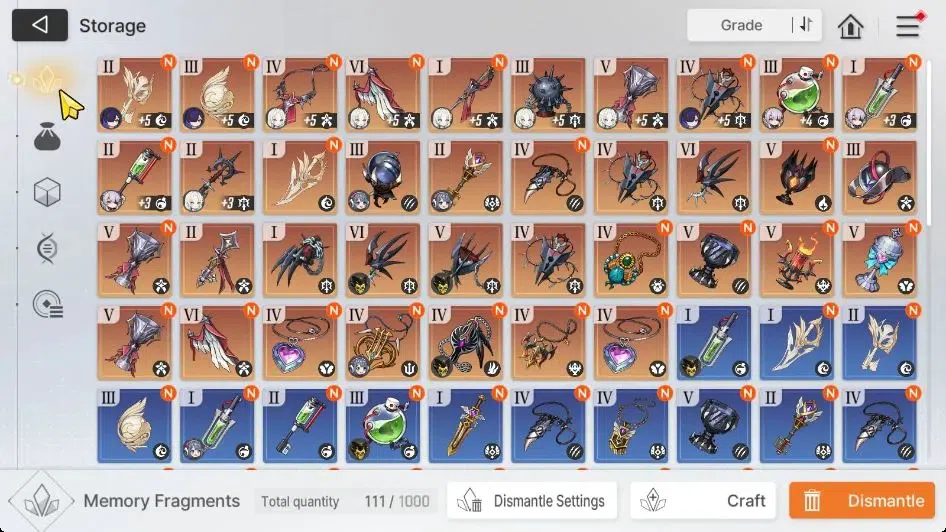 Chaos Zero Nightmare Accounts GLOBAL Lv 55|1,6K Crys|7 SSR[(HeidemarieM4,Nine,Or image 9