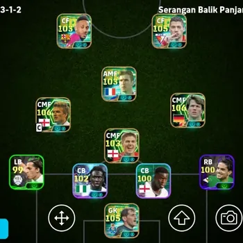 eFootball Accounts High-End Android|PW 3186|Epic Cantona Beckham Matthaus Casillas Bergkamp Aubamenyang ,etc| EFB3722B