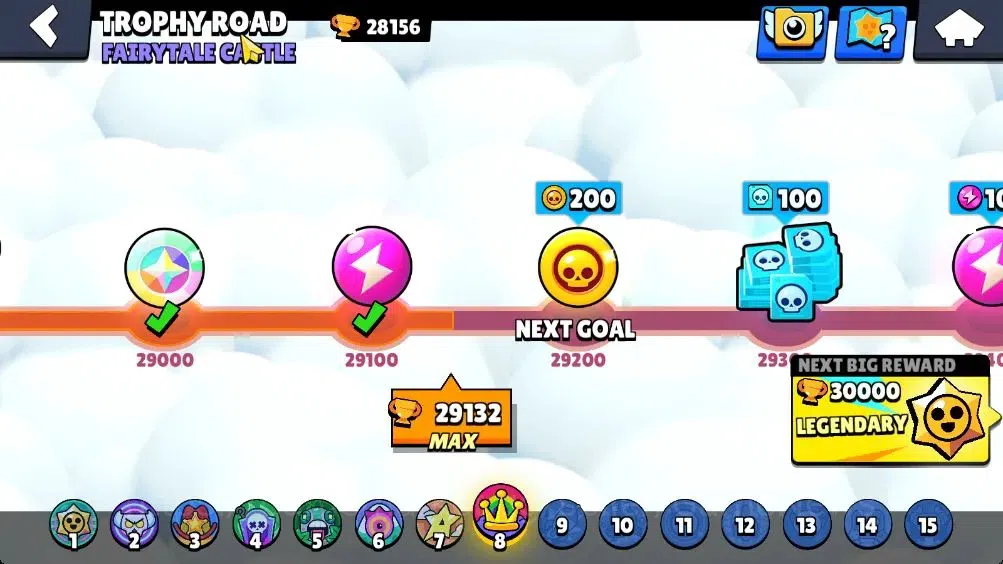 Brawl Stars Accounts 28156 Trophy|77 Brawlers 10 Max Lvl|1 Legend (Robo Mike),1 Mythic (Squad Buster Shelly),13 Epic 6