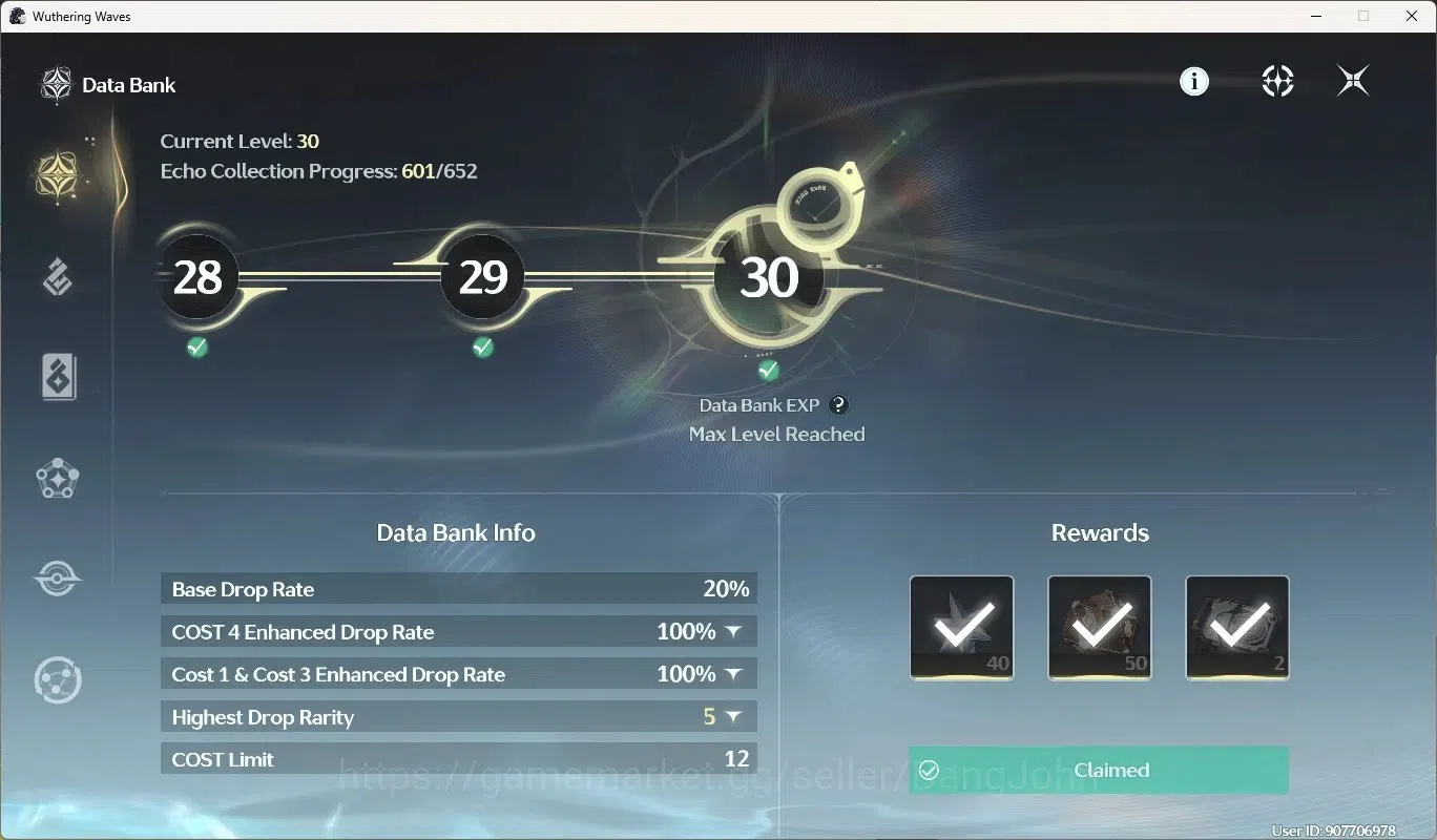 Wuthering Waves Accounts SEA|UL 53|Rank 6|2 Char Limited [Cartethyia RC5]+S image 12