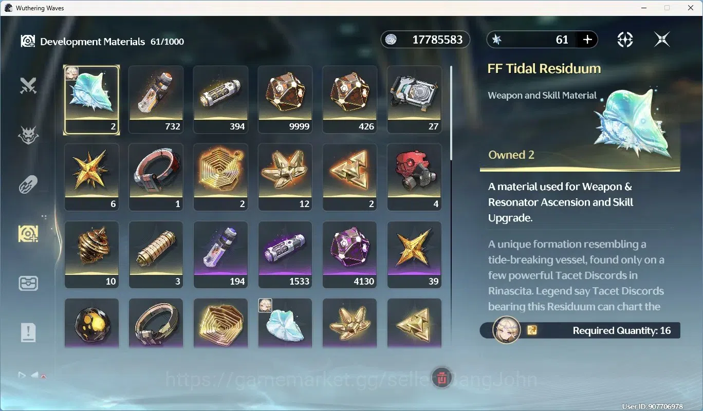 Wuthering Waves Accounts SEA|UL 53|Rank 6|2 Char Limited [Cartethyia RC5]+S image 7