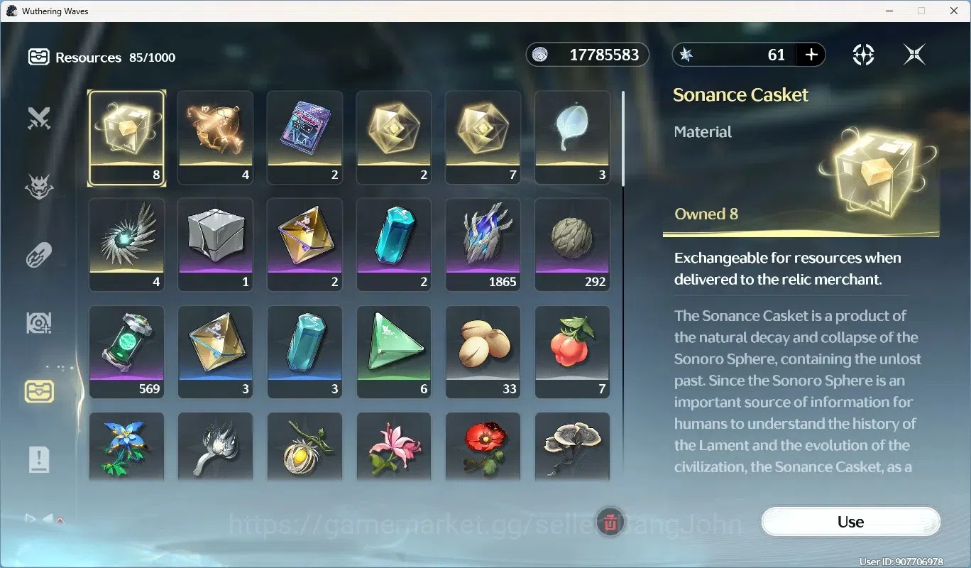 Wuthering Waves Accounts SEA|UL 53|Rank 6|2 Char Limited [Cartethyia RC5]+S image 8