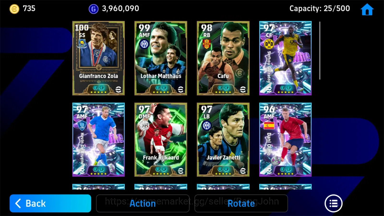 eFootball Accounts Android|PW 3186|Glanfranco Zola Epic,Lothar Mattha image 4
