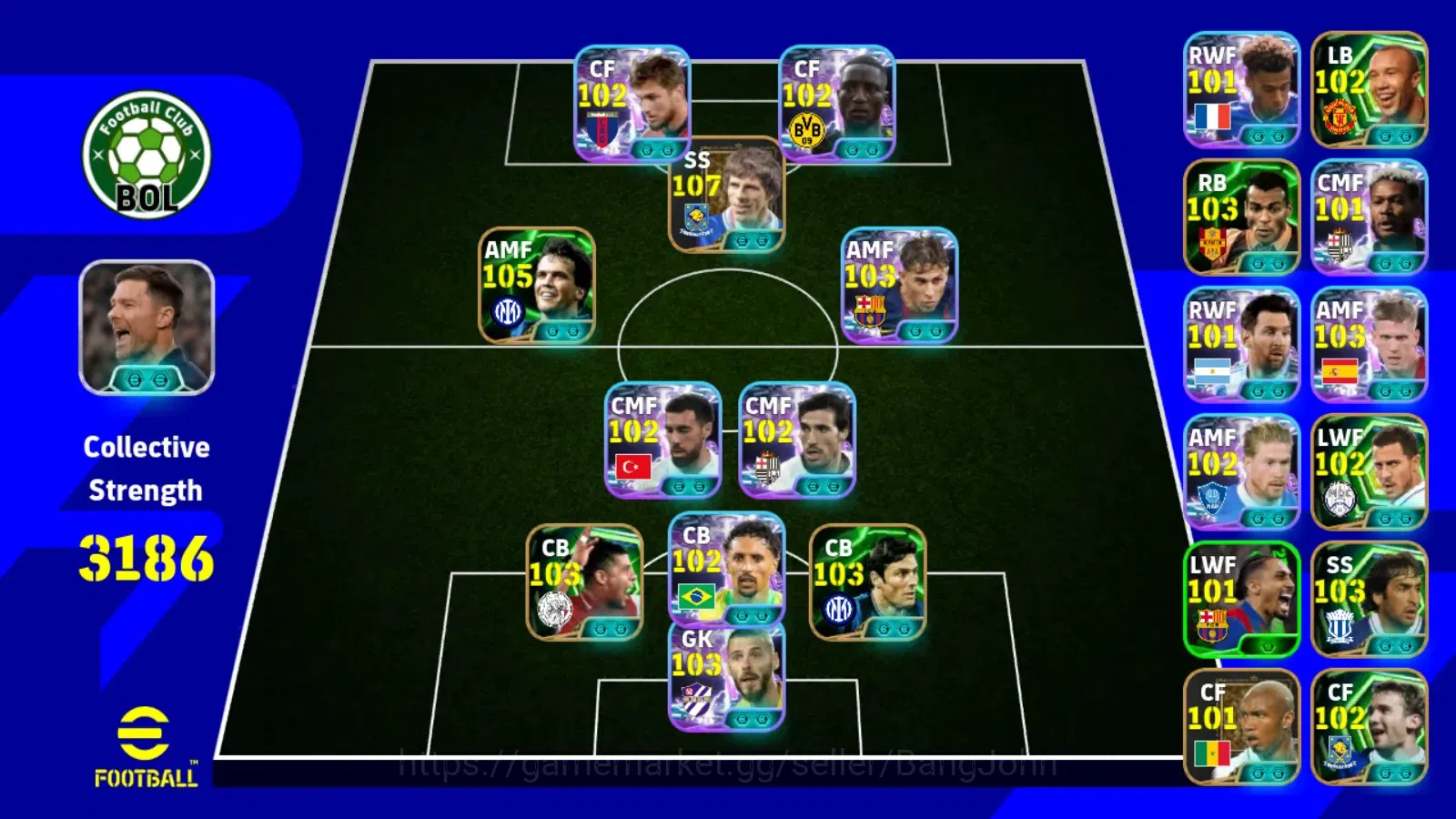 eFootball Accounts Android|PW 3186|Glanfranco Zola Epic,Lothar Mattha image 7