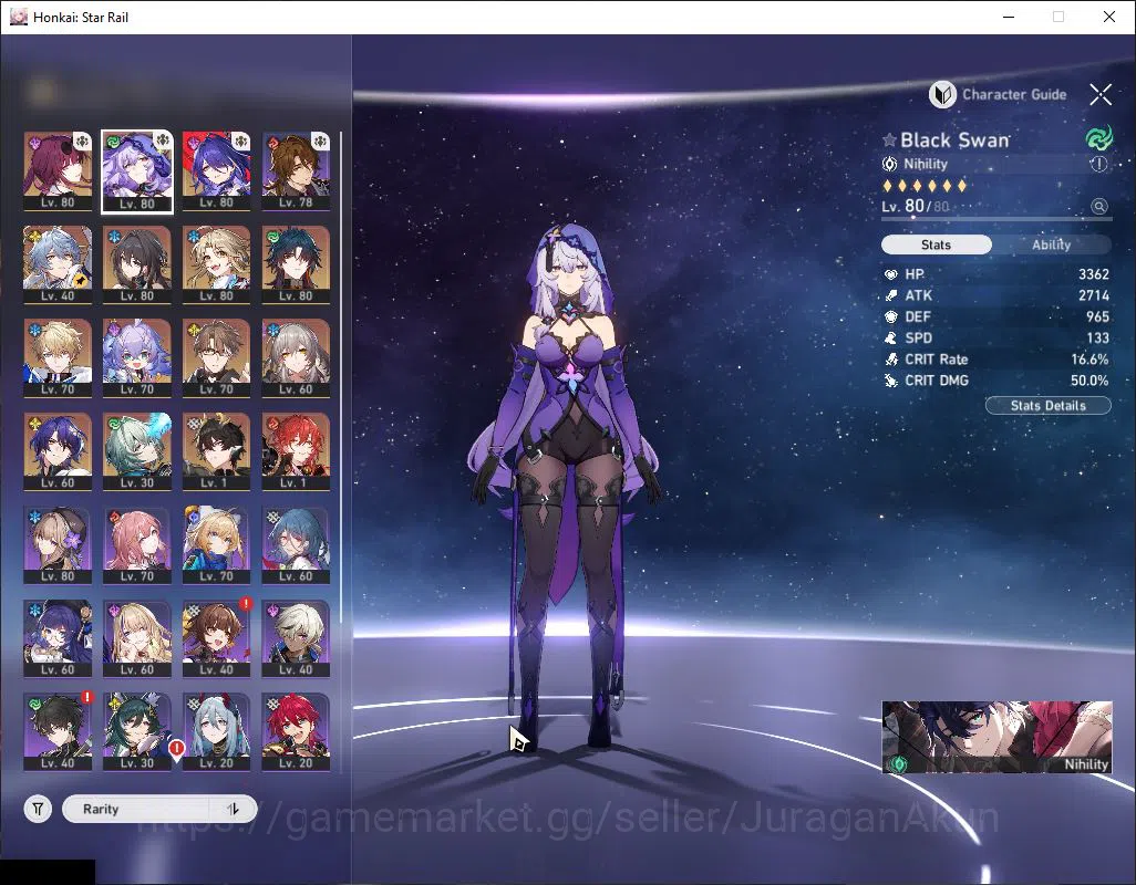 Honkai Star Rail Accounts Mid Game Asia|TL 68|8 2