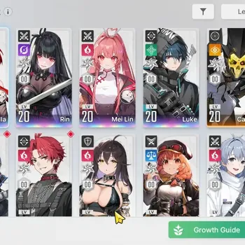 Chaos Zero Nightmare Accounts GLOBAL|Lv 22|4 SSR|Arabella,Rin,Mei Lin,Luke|Amir M1,Nia M1,Lucas M1,Owen M1,Tressa M2,Rei