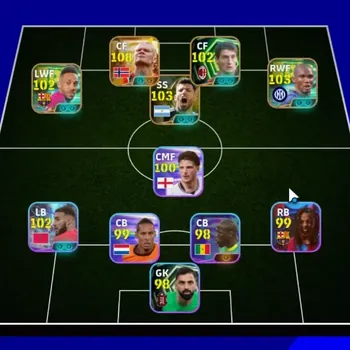 eFootball Accounts Legends & Iconic Players Android|Power 3124|Big Time Erling Haaland|5 Epic Samuel Eto'o,Sergio