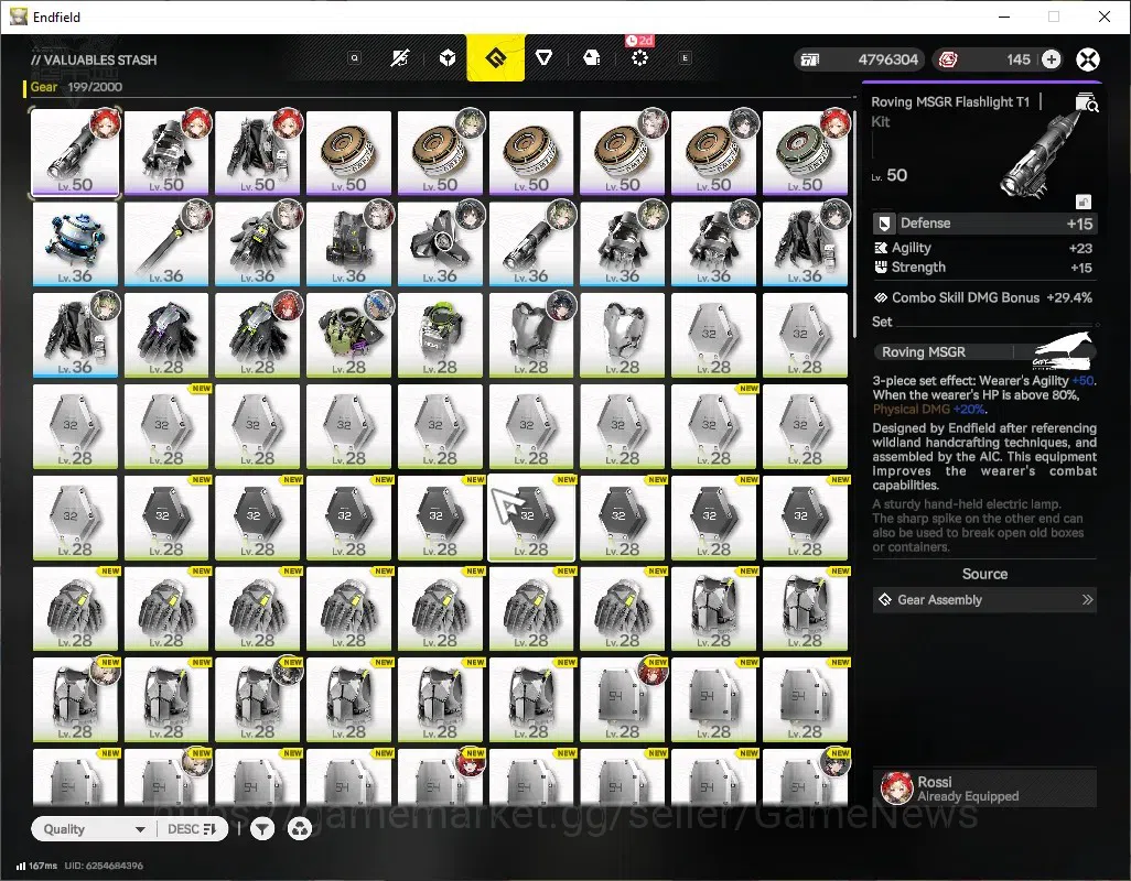 Arknights: Endfield Accounts NA/EU | Lv 56 | 5 SSR (1 Limit) + 14 (*6 Weapon) + image 7