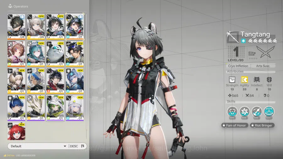 NA EU |Starter | 1Limit |Tangtang,Ardelia AKE305B Arknights: Endfield Accounts NA EU |Starter | 1Limit |Tangtang,Ardelia AKE305B image 1