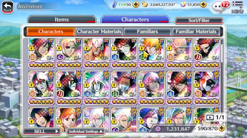 Bleach: Brave Souls Accounts Mid-Tier [GLOBAL]51K Orbs|TYBW26[Bambietta,Meninas],Ichigo 10th Anniv,Aizen Renewed,Yoruichi 10