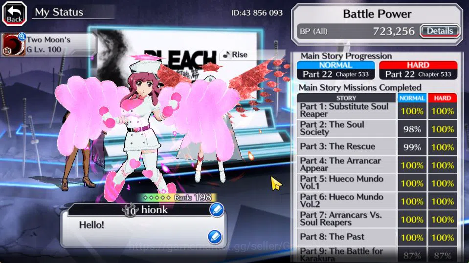 Bleach: Brave Souls Accounts Mid-Tier [GLOBAL]51K Orbs|TYBW26[Bambietta,Meninas],Ichigo 10th Anniv,Aizen Renewed,Yoruichi 4