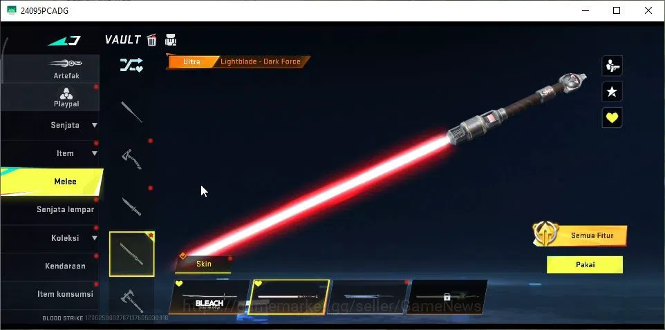 Blood Strike Accounts ASIA|Artifact EVO-Nexus|ETERNAL M700|3 Melee[Light image 10