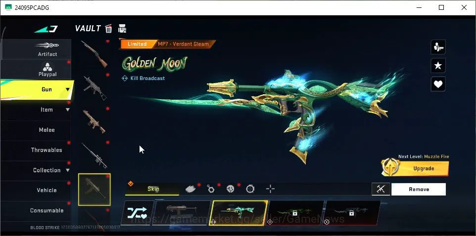 Blood Strike Accounts ASIA|Artifact EVO-Nexus|ETERNAL M700|3 Melee[Light image 11