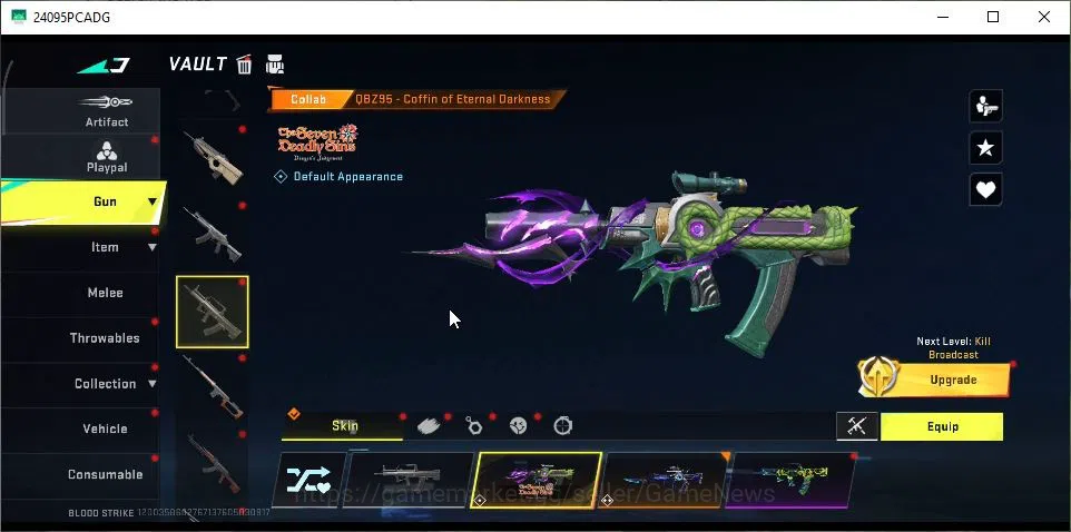 Blood Strike Accounts ASIA|Artifact EVO-Nexus|ETERNAL M700|3 Melee[Light image 12