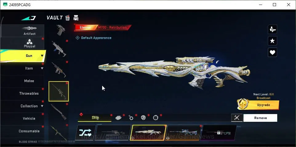 Blood Strike Accounts ASIA|Artifact EVO-Nexus|ETERNAL M700|3 Melee[Light image 17