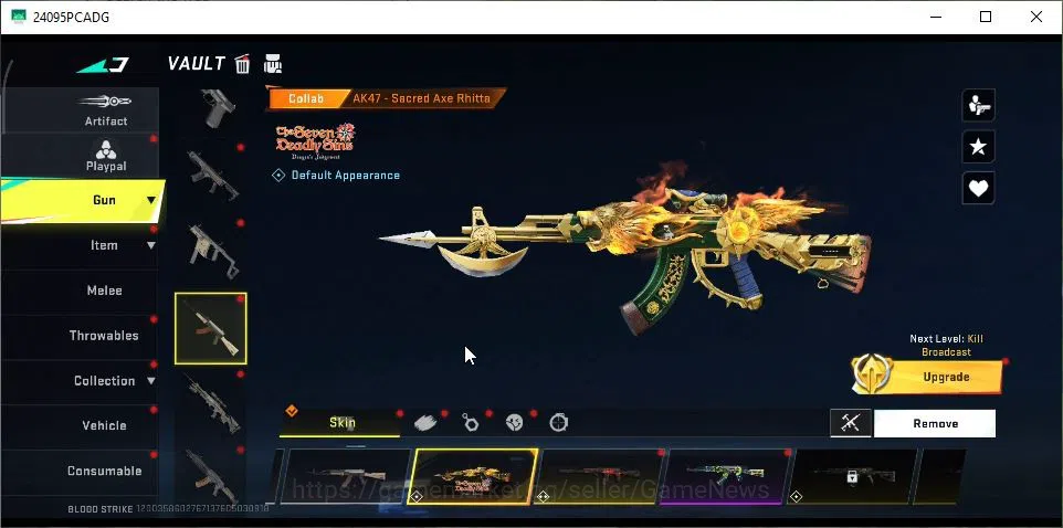 Blood Strike Accounts ASIA|Artifact EVO-Nexus|ETERNAL M700|3 Melee[Light image 18
