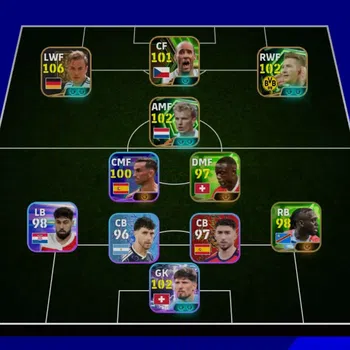 eFootball Accounts Legends & Iconic Players Mobile|PW 3075|Mario Götze, Dennis Bergkamp, Marco Reus, Gregor Kobel