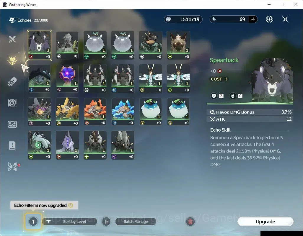Wuthering Waves Accounts Starter EU|UL 10|2 Limited+1(5*Weapon),(Lucilla)+Sign,Rebecca|MC FeMale|Log Kuro|Check SS|WW3801 4