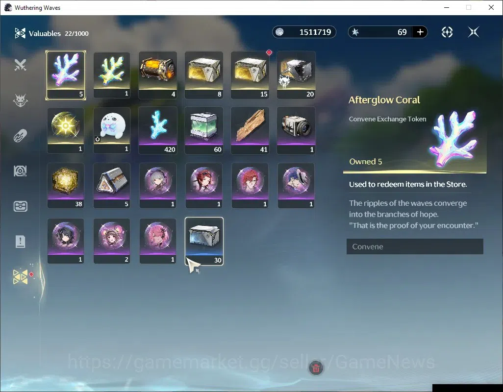 Wuthering Waves Accounts Starter EU|UL 10|2 Limited+1(5*Weapon),(Lucilla)+Sign,Rebecca|MC FeMale|Log Kuro|Check SS|WW3801 9