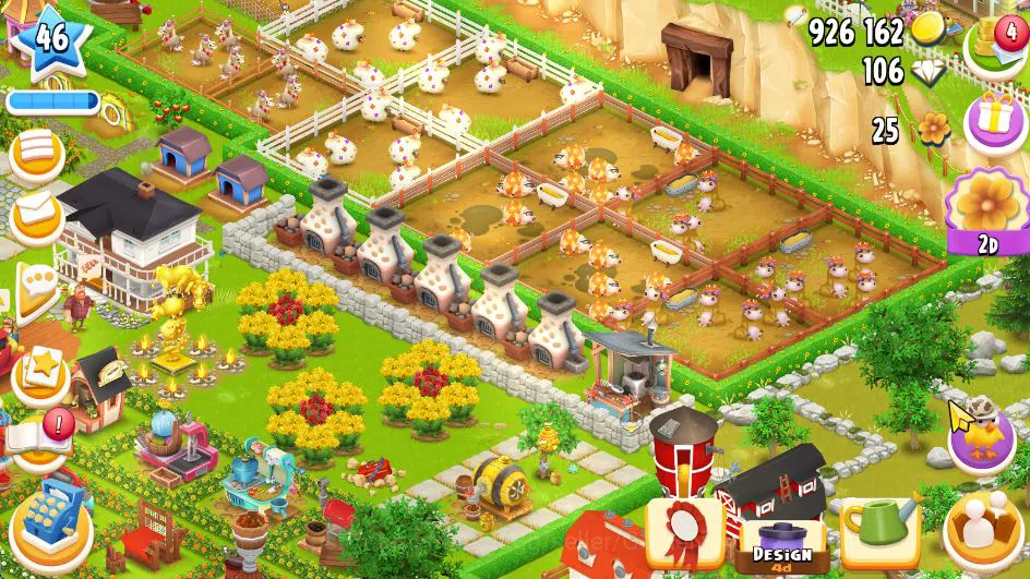 Hay Day Accounts Lvl 46 | Silo Storage 1150 + Barn Storage 4050 + 9 image 3