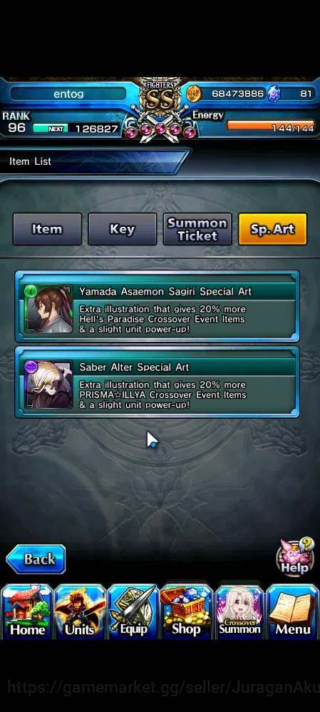 Grand Summoners Accounts Mid-Game Global|Rank 96|29 Ascend|UP RoyTW,Summer Miyu,ChloeTW,Hazuki,LM 2