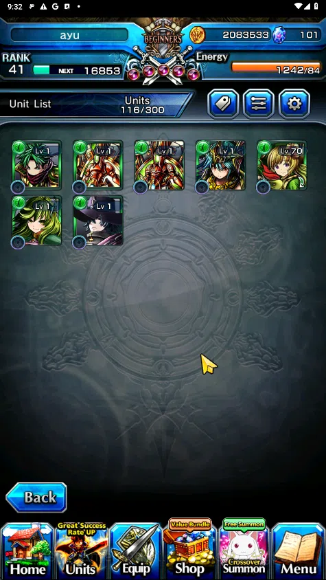 Grand Summoners Accounts GLOBAL | Ascend 9 | Houka (TW), Frieren (TW), Isli image 5
