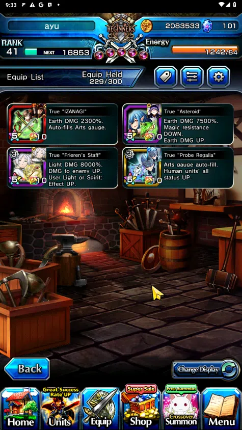 Grand Summoners Accounts GLOBAL | Ascend 9 | Houka (TW), Frieren (TW), Isli image 8