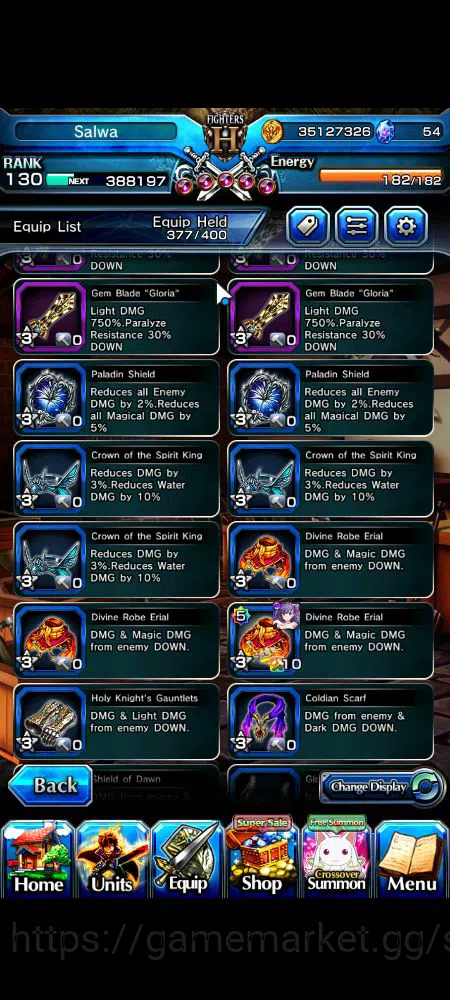 Grand Summoners Accounts Mid-Game Global|Rank 130|37 RGB|29 Ascend|RoyTW,S MiyuTW,EmiyaTW,MomoTW,FenTW,HP IsliidTW,Samurai 10