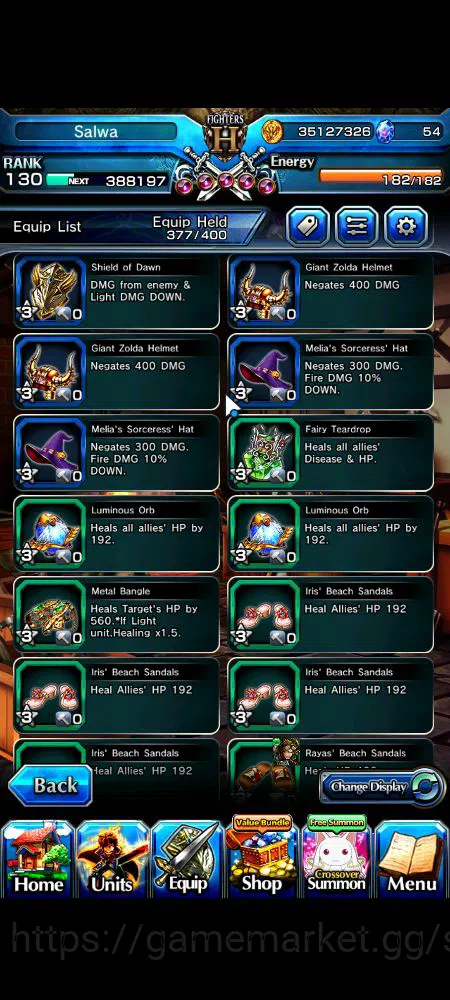 Grand Summoners Accounts Mid-Game Global|Rank 130|37 RGB|29 Ascend|RoyTW,S MiyuTW,EmiyaTW,MomoTW,FenTW,HP IsliidTW,Samurai 11