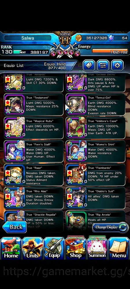Grand Summoners Accounts Mid-Game Global|Rank 130|37 RGB|29 Ascend|RoyTW,S MiyuTW,EmiyaTW,MomoTW,FenTW,HP IsliidTW,Samurai 6