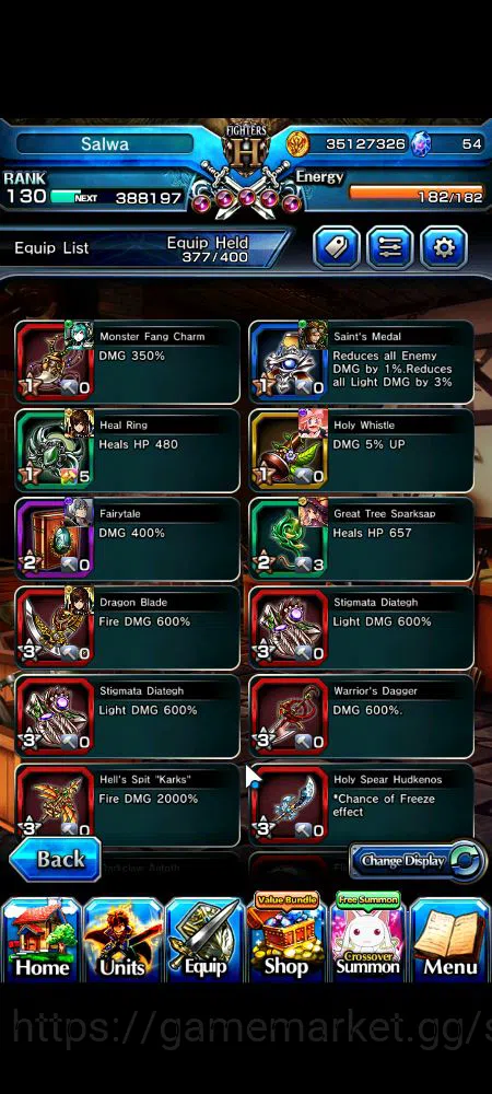 Grand Summoners Accounts Mid-Game Global|Rank 130|37 RGB|29 Ascend|RoyTW,S MiyuTW,EmiyaTW,MomoTW,FenTW,HP IsliidTW,Samurai 8