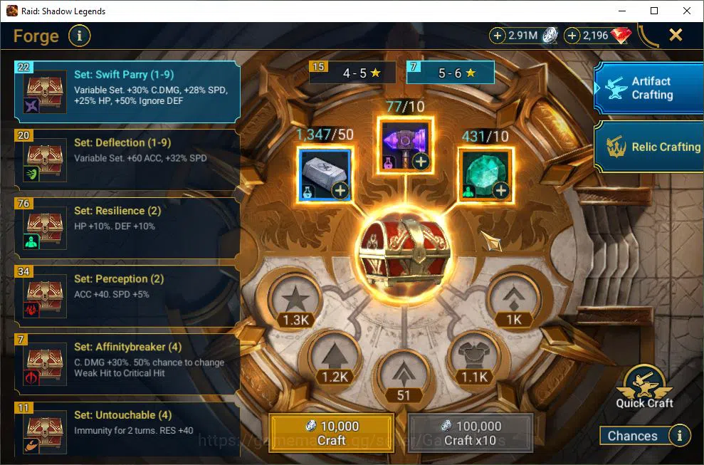 Raid: Shadow Legends Accounts Lv78 3,9M Power|3 Mythic(Embrys,L Mikage,Gharol)|7 image 9