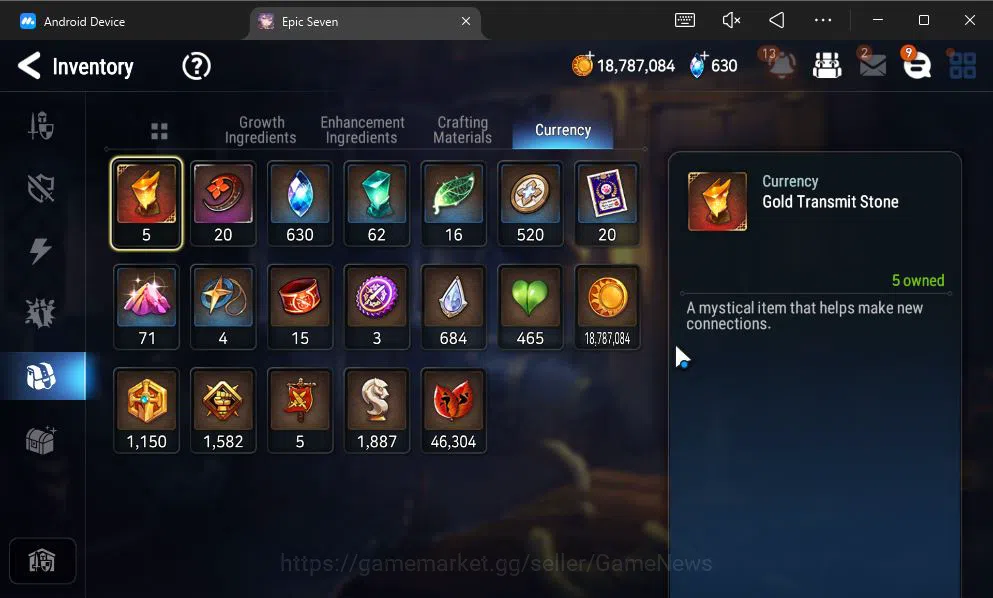 Epic Seven Accounts GLOBAL Unverif|New Era|6 ML(NM Luna,SP Politis,Zio image 8