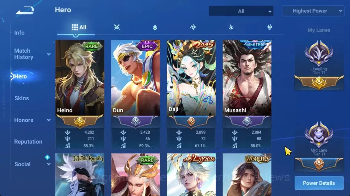 Honor of Kings Accounts Hero112 Skin273|Flawless(Kaizer),Mythic(Diao),AOT( image 9