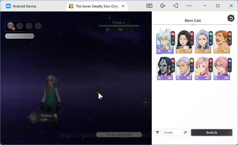The Seven Deadly Sins: Origin Accounts EUROPE|FreshStarterLvl|3SSR|Escanor,Guila,Jericho+ image 6