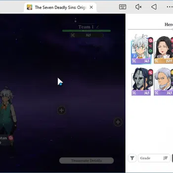 The Seven Deadly Sins: Origin Accounts EUROPE|FreshStarterLvl|3SSR|Escanor,Guila,Jericho+5SR|Act 1 Story|Free2TokenSSR|Log