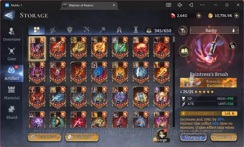 Watcher of Realms Accounts Global 60xx|Power 15,6M|15 Lord IngridA5,TorodorA3 image 12