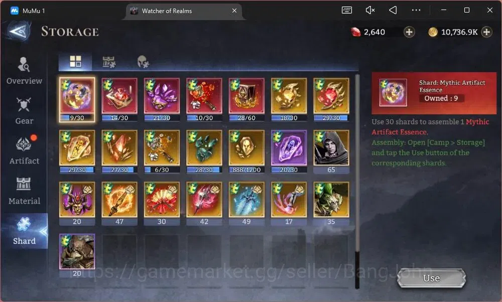 Watcher of Realms Accounts Global 60xx|Power 15,6M|15 Lord IngridA5,TorodorA3 image 14