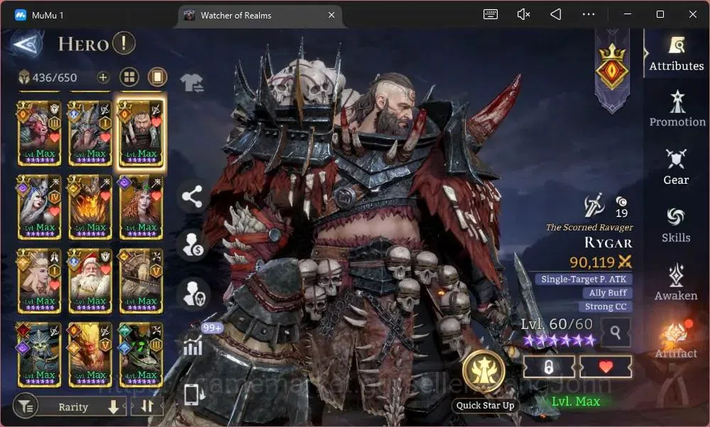 Watcher of Realms Accounts Global 60xx|Power 15,6M|15 Lord IngridA5,TorodorA3 image 19