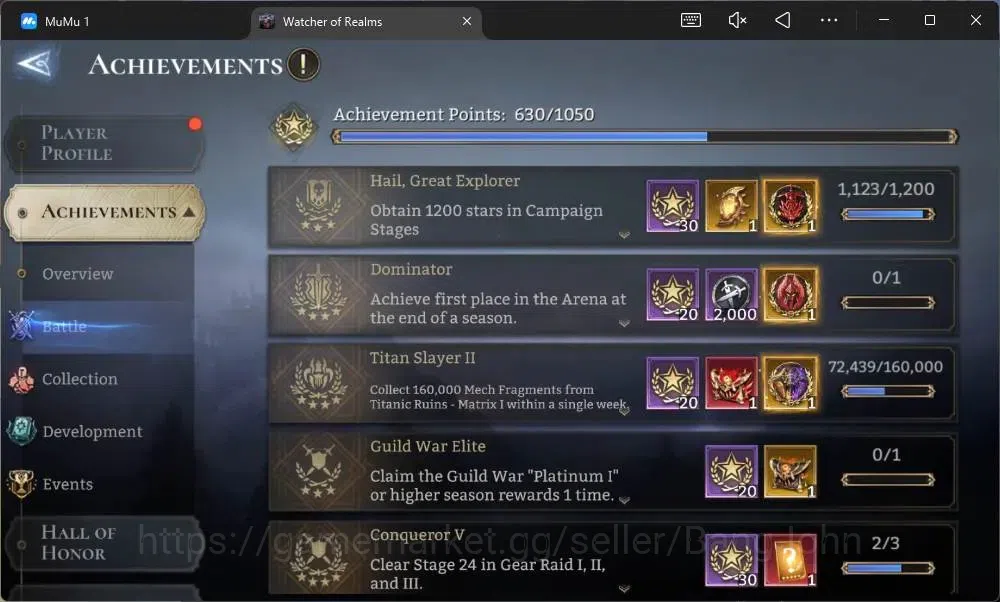 Watcher of Realms Accounts Global 60xx|Power 15,6M|15 Lord IngridA5,TorodorA3 image 3