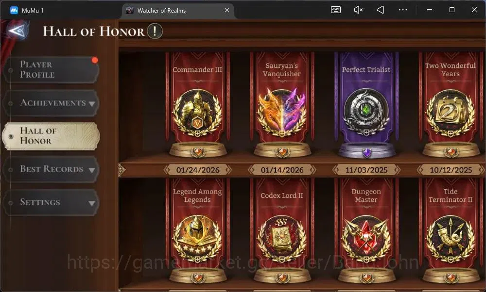 Watcher of Realms Accounts Global 60xx|Power 15,6M|15 Lord IngridA5,TorodorA3 image 7