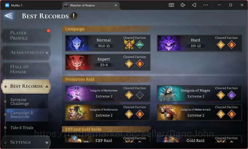 Watcher of Realms Accounts Global 60xx|Power 15,6M|15 Lord IngridA5,TorodorA3 image 9