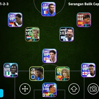 eFootball Accounts High-End Android|PW 2897|Epic Puyol Bergkamp,Shwt Neuer LamineYamal LionelMessi Bassey,etc| EFB3804B