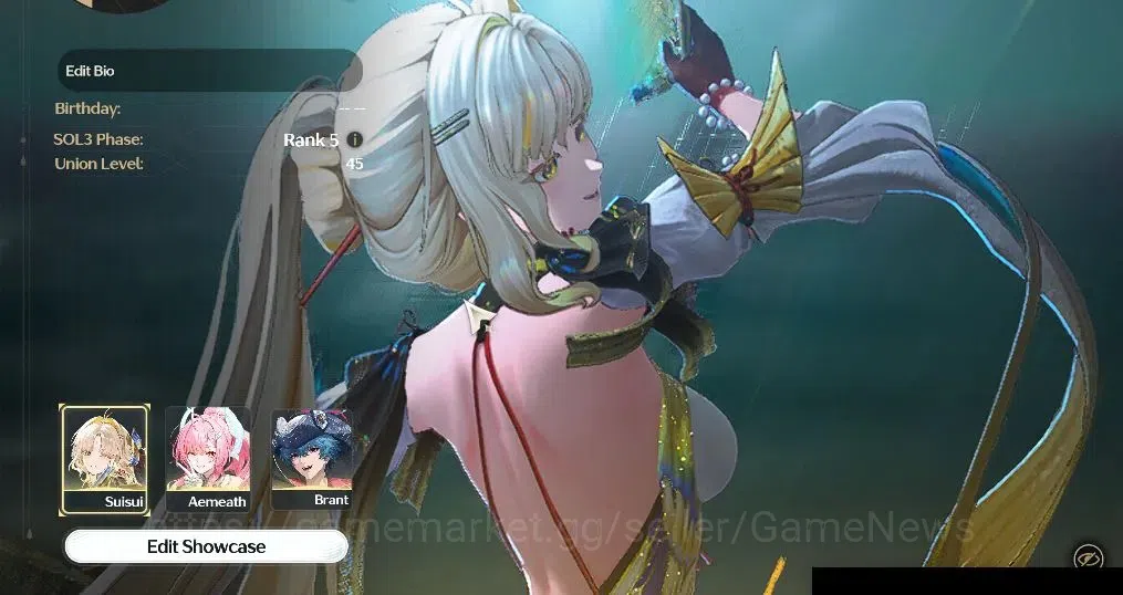 Wuthering Waves Accounts Starter NA|UL 45|4 Limited| (Suisui,Aemeath RC1,Changli)+Sign Brant +2 Standard Character|DB Lvl 1