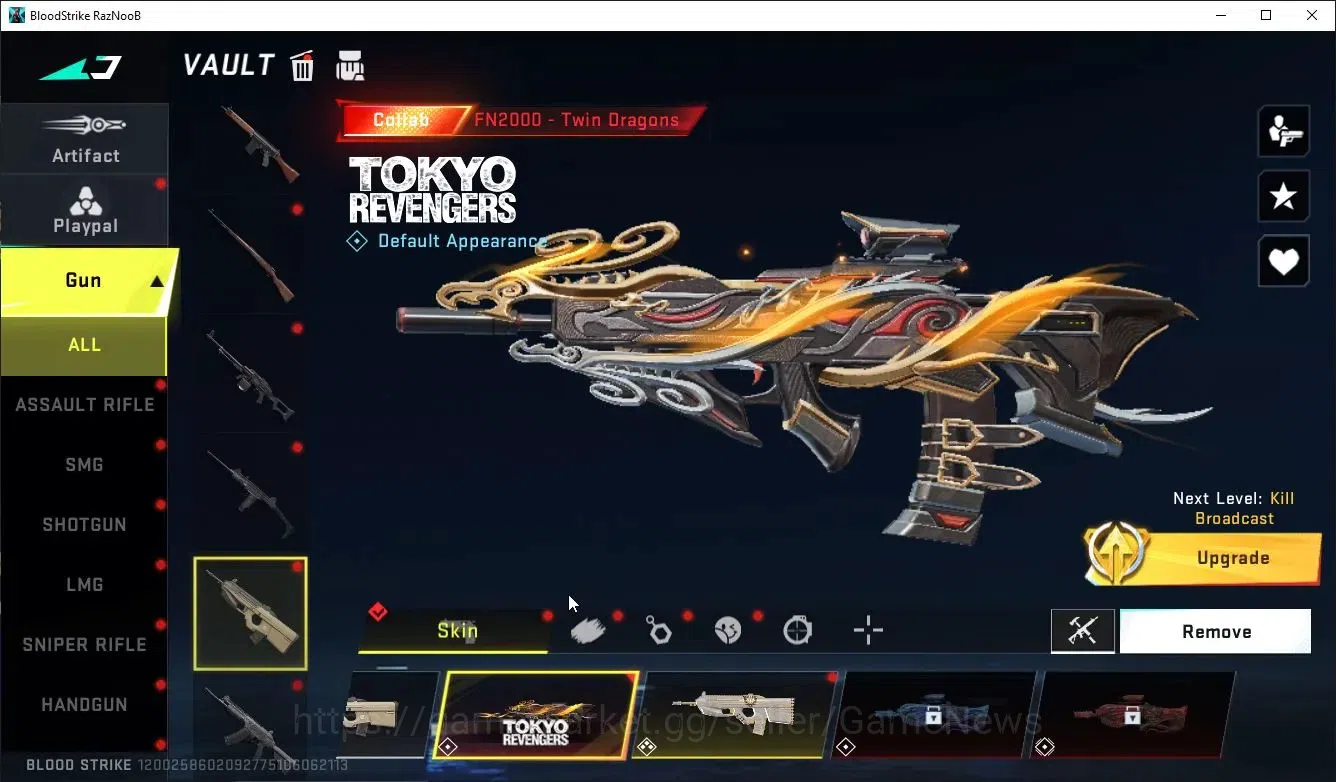 Blood Strike Accounts ASIA|ETERNAL DeAgle+Collab TR FN2000,JAck-Takemich image 10