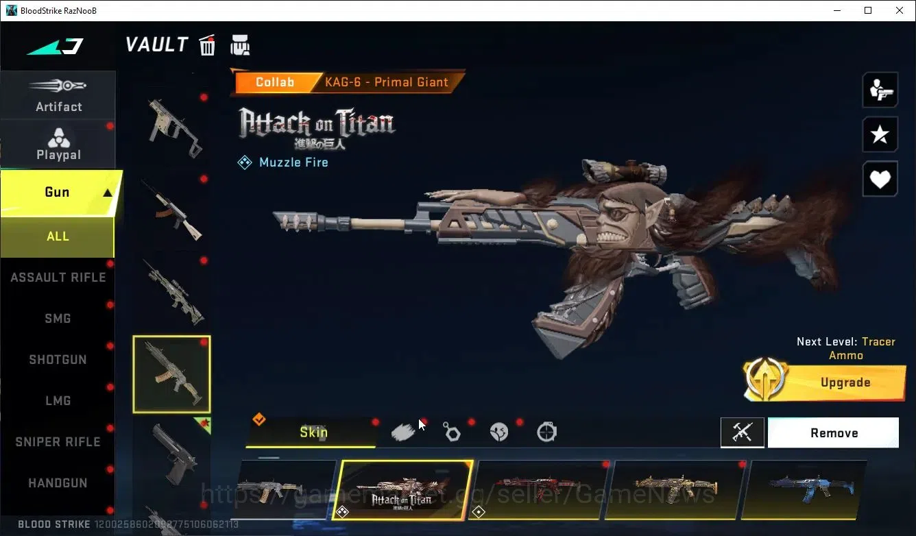 Blood Strike Accounts ASIA|ETERNAL DeAgle+Collab TR FN2000,JAck-Takemich image 14
