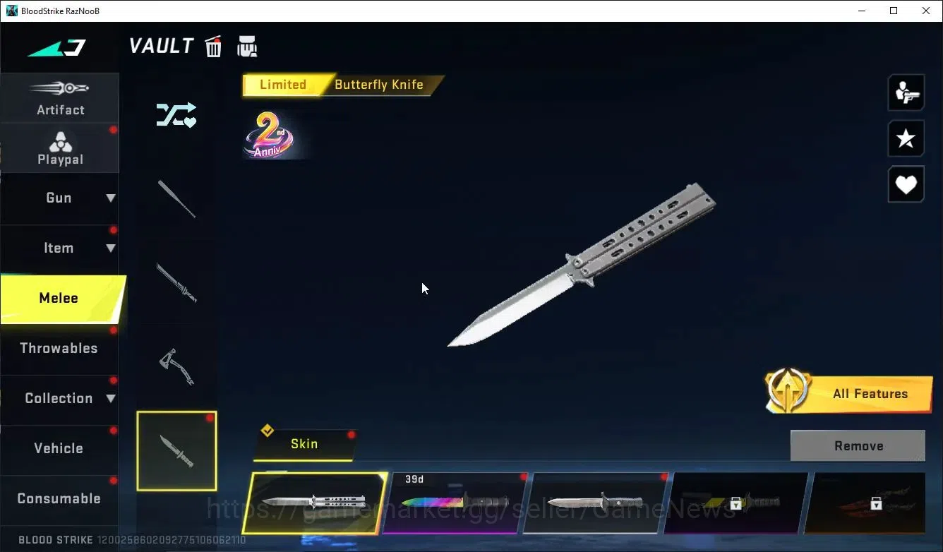 Blood Strike Accounts ASIA|ETERNAL DeAgle+Collab TR FN2000,JAck-Takemich image 8