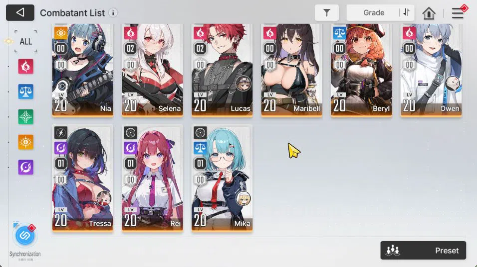 Chaos Zero Nightmare Accounts GLOBAL Lv40|4 SSR[Heidemarie+Sign,Nine,Yuki,Luke]+ image 11