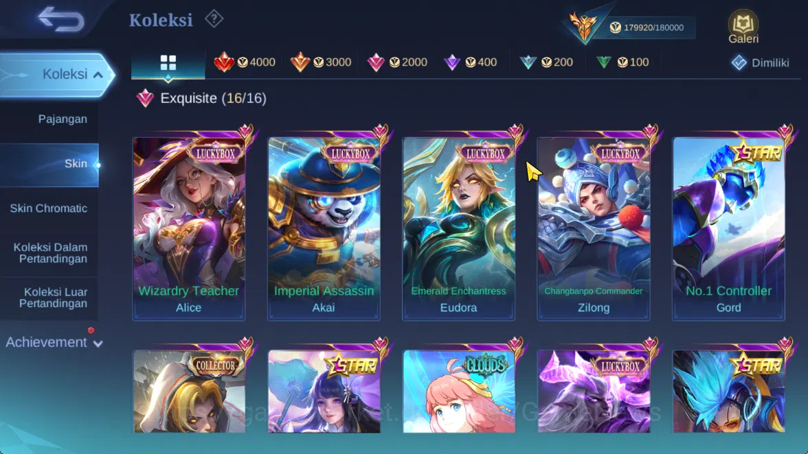 Mobile Legends: Bang Bang Accounts Hero 133|Skin 510|Legend(Miya,Valir),KOF(Chou,Auro image 10