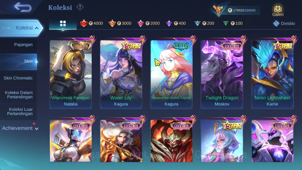Mobile Legends: Bang Bang Accounts Hero 133|Skin 510|Legend(Miya,Valir),KOF(Chou,Auro image 11